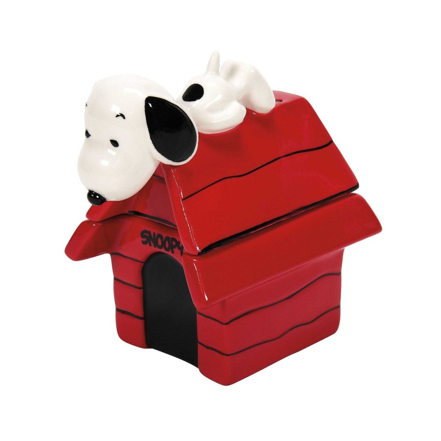 More Department 56  | Peanuts Ceramics | Snoopy Sculpted S&P | Salt And Pepper